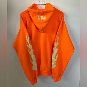 Kylie Jenner Flames Orange Hoodie